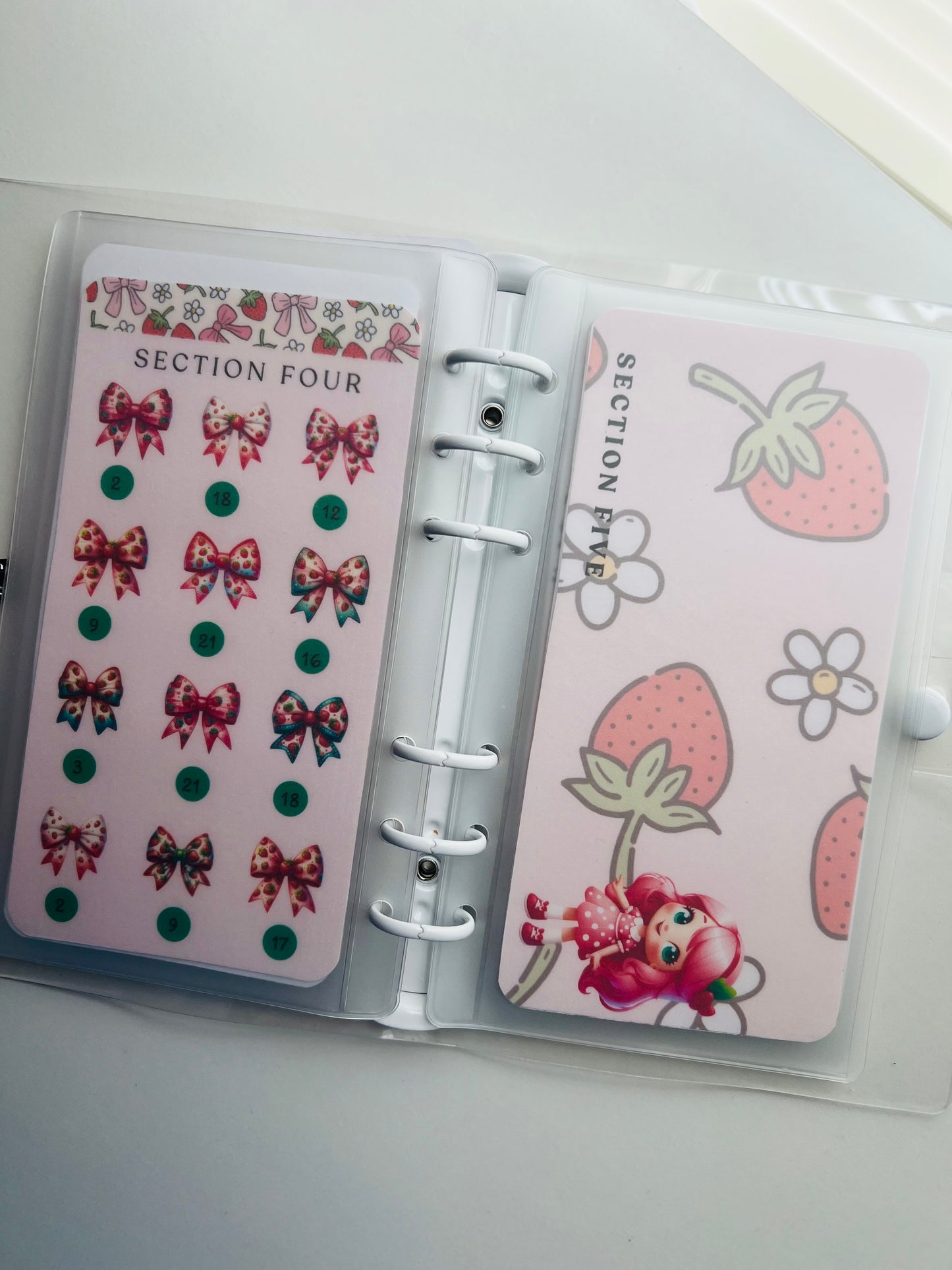 2026 Strawberry Savings Binder