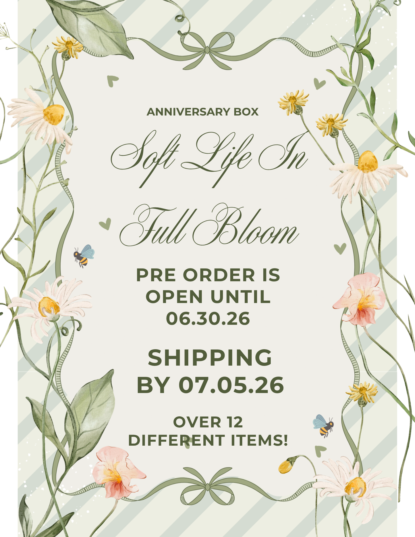 SOFT LIFE IN FULL BLOOM ANNIVERSARY BOX (PRE-ORDER)