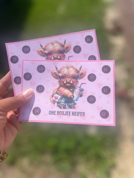 Bougie Highland Cow Savings