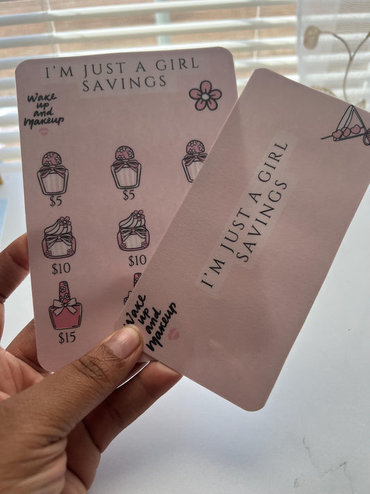 Pink Girly Savings Challenge