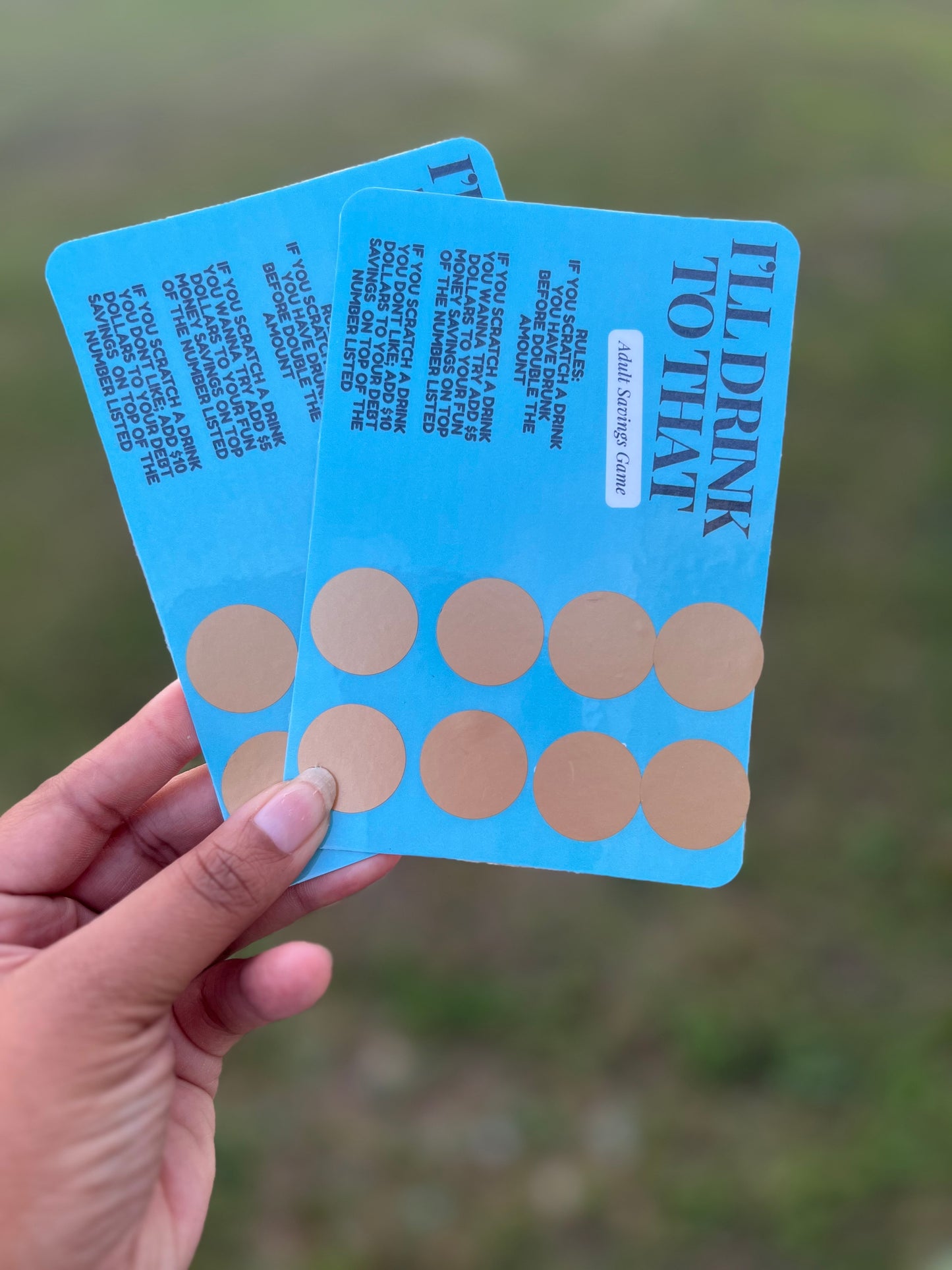 Adults Only Savings Game