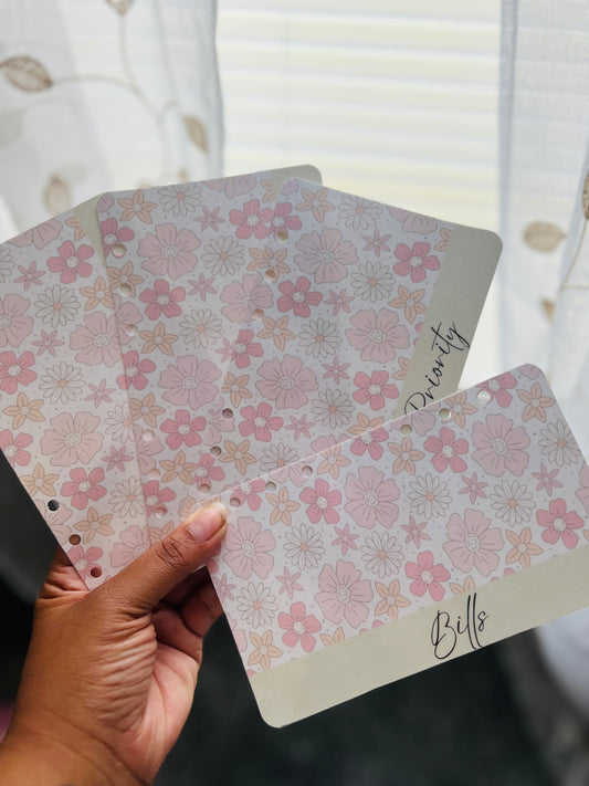 Floral A6 Dashboard Bundle