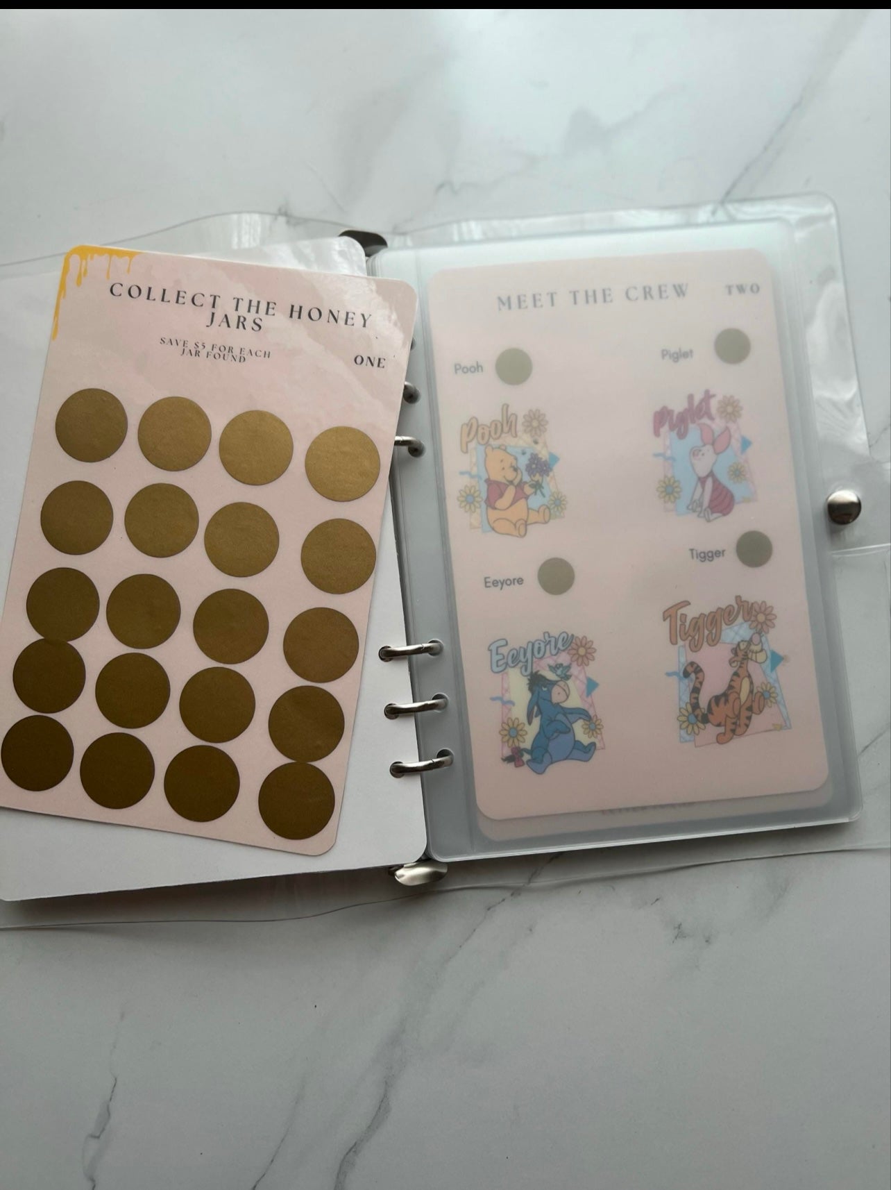 Honey Bear Love Savings Binder