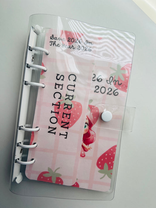 2026 Strawberry Savings Binder
