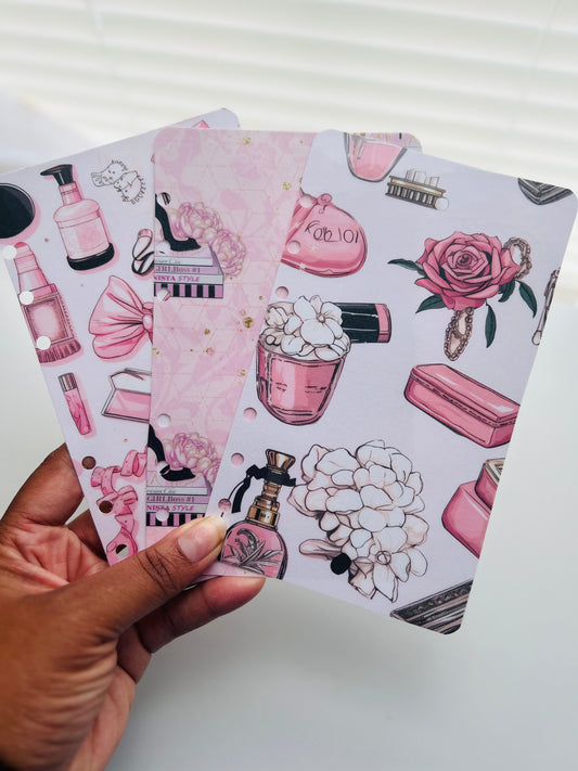 Pretty in Pink Dashboard Set ( A6)