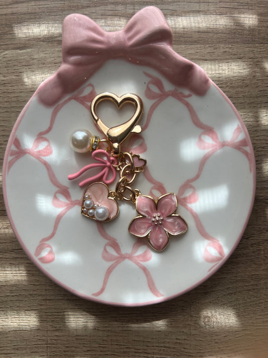 Simply Pink Binder Charm