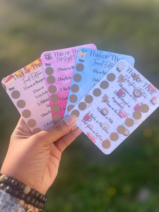 Mini This or That Bundle; Mini Savings Bundle; Mini Game Bundle