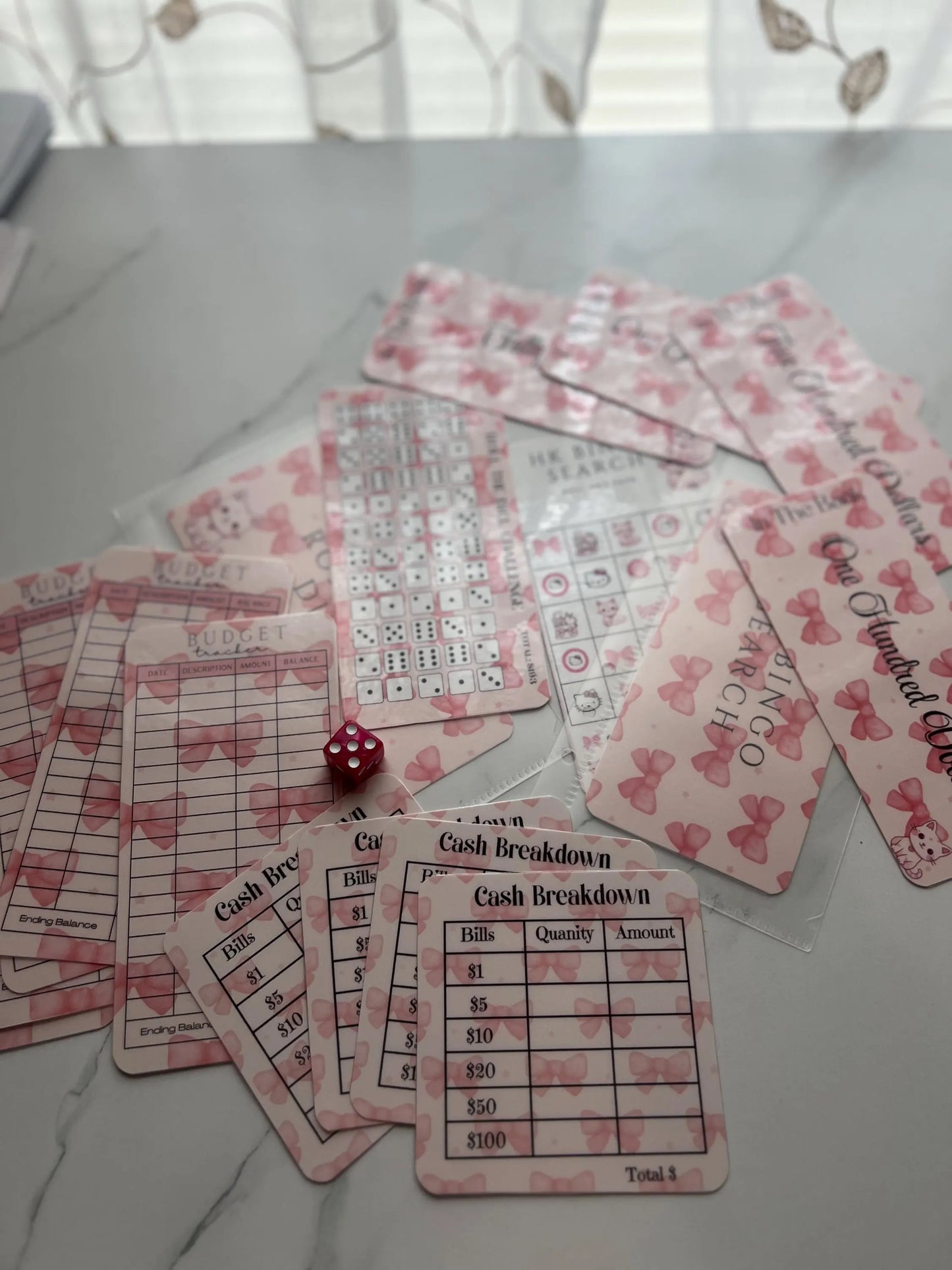 Pink Bow Budgeting Bundle