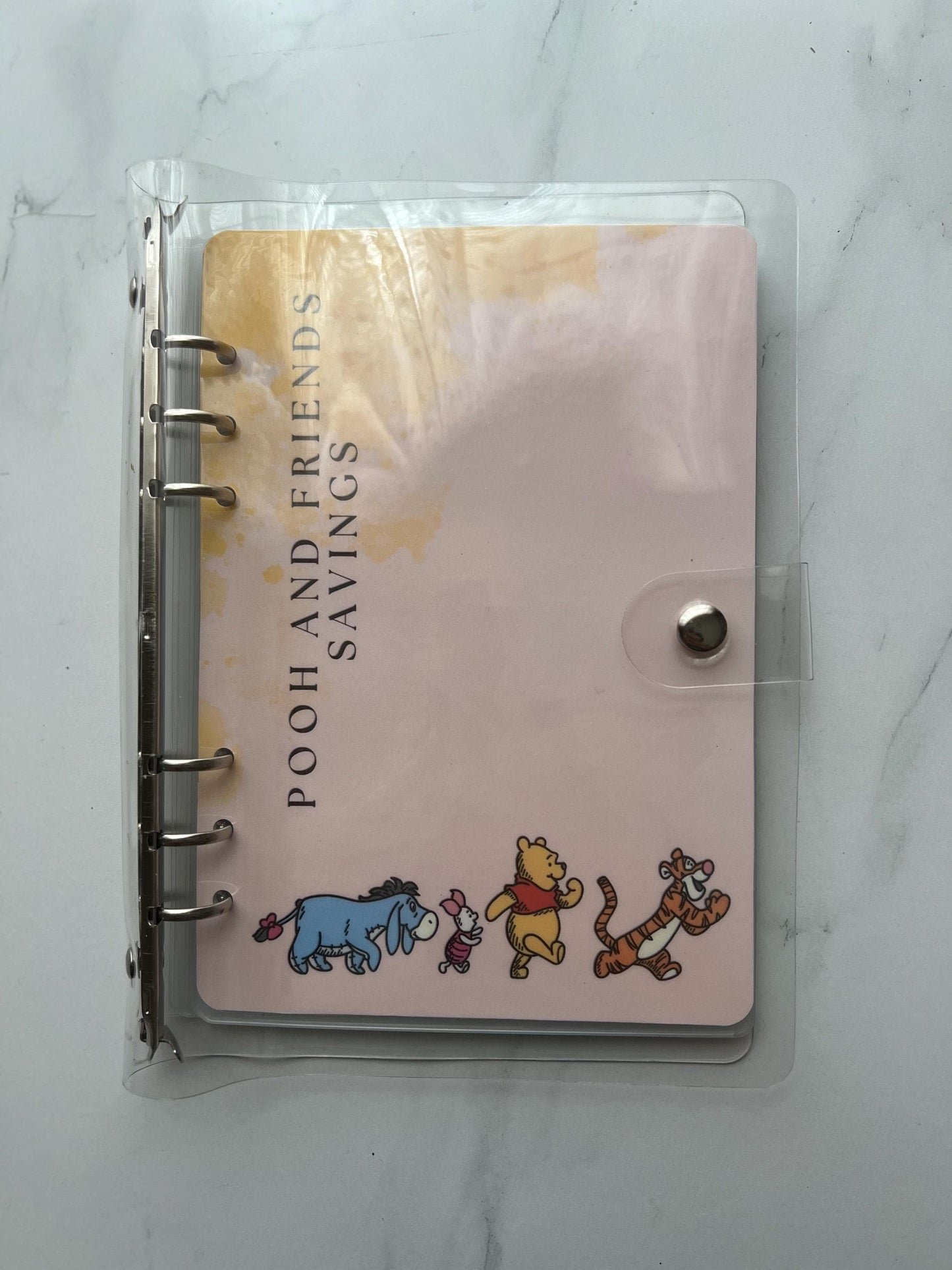 Honey Love Savings Binder; Teddy Bear Savings Challenge Book;